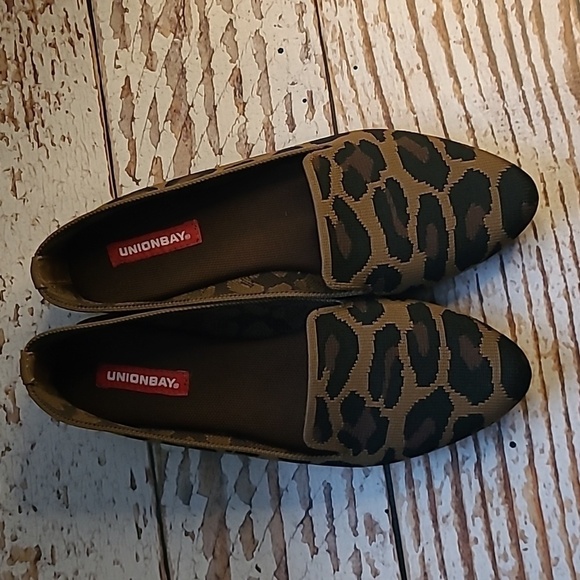 Unionbay sz 6 leopard print Rothy like loafers flats new SH209 - Picture 2 of 5